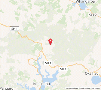 Map of Kiripaka, Northland