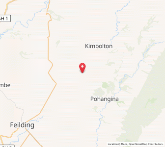 Map of Kiwitea, Manawatu-Wanganui