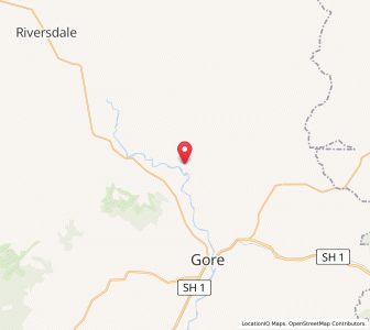 Map of Knapdale, Southland