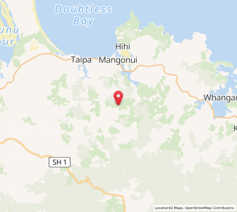 Map of Kohumaru, Northland