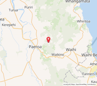 Map of Komata, Waikato