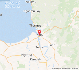 Map of Kopu, Waikato