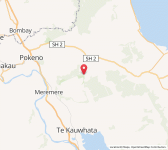 Map of Kopuku, Waikato