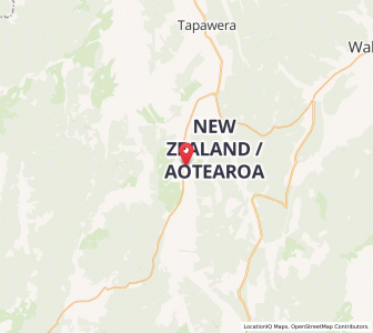 Map of Korere Valley, Tasman