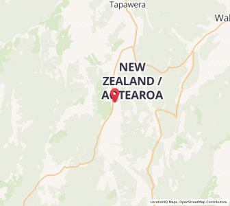 Map of Korere, Tasman