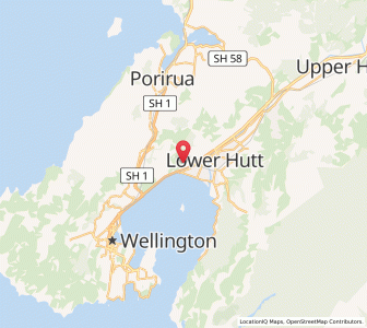 Map of Korokoro, Wellington