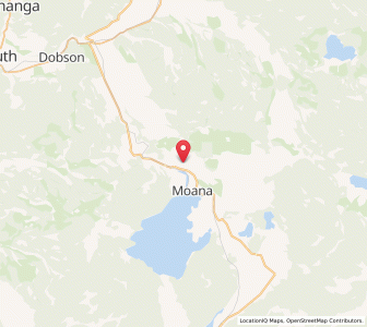 Map of Kotuku, West Coast