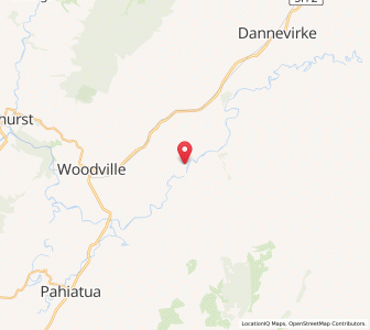 Map of Kumeroa, Manawatu-Wanganui