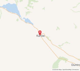 Map of Kurow, Canterbury