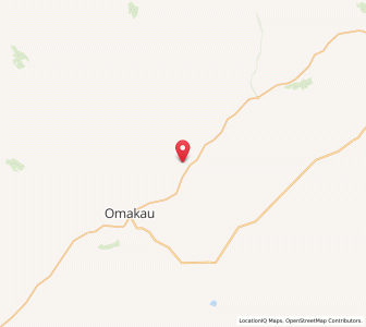 Map of Lauder, Otago