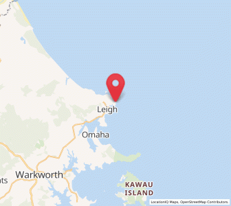 Map of Leigh, Auckland