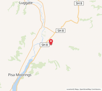 Map of Lindis Crossing, Otago