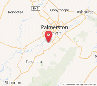 Map of Linton Military Camp, Manawatu-Wanganui