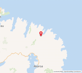 Map of Little Akaloa, Canterbury