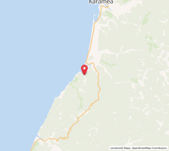 Map of Little Wanganui, West Coast