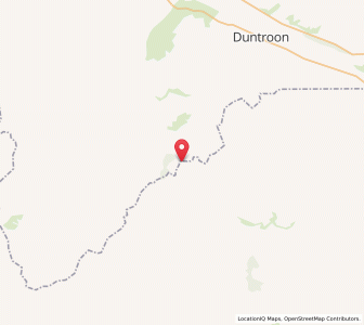 Map of Livingstone, Otago