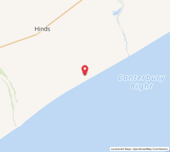 Map of Longbeach, Canterbury