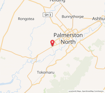 Map of Longburn, Manawatu-Wanganui