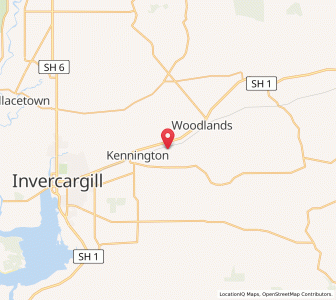 Map of Longbush, Southland