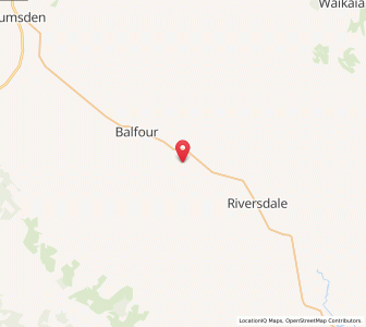 Map of Longridge, Southland