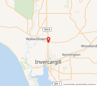 Map of Lorneville, Southland