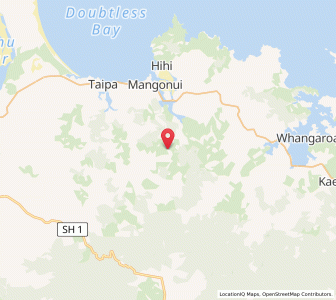 Map of Lower Kohumaru, Northland