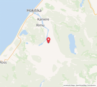Map of Lower Kokatahi, West Coast