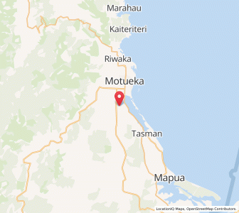 Map of Lower Moutere, Tasman