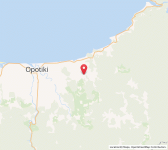 Map of Lower Waiawa, Bay of Plenty