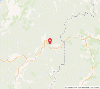 Map of Lyell, West Coast