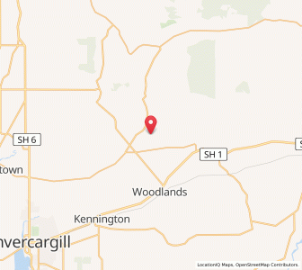 Map of Mabel School, Southland