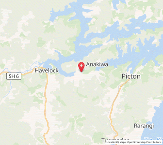 Map of Mahakipawa, Marlborough