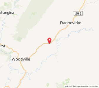 Map of Maharahara, Manawatu-Wanganui