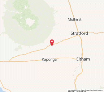 Map of Mahoe, Taranaki