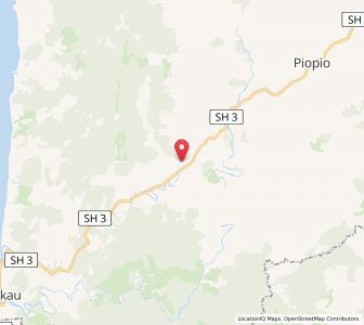 Map of Mahoenui, Waikato