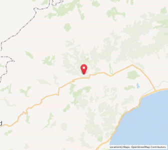 Map of Mahunga, Canterbury