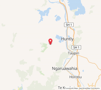Map of Mahuta, Waikato