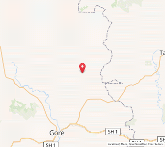 Map of Maitland, Southland