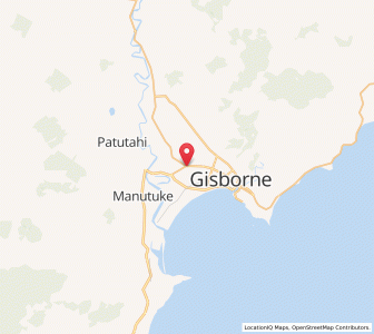Map of Makaraka, Gisborne