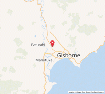 Map of Makauri, Gisborne