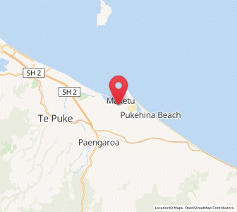 Map of Maketu, Bay of Plenty