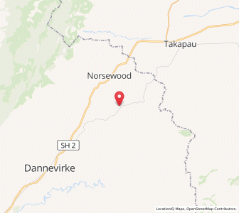 Map of Makotuku, Manawatu-Wanganui