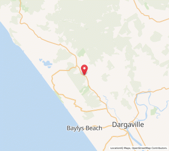 Map of Mamaranui, Northland