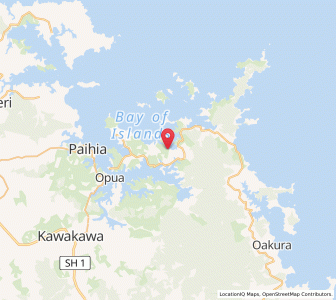 Map of Manawaora, Northland