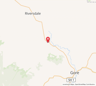 Map of Mandeville, Southland