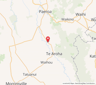 Map of Mangaiti, Waikato