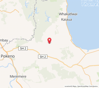 Map of Mangatangi, Waikato