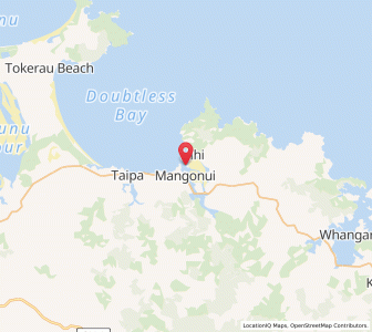 Map of Mangonui, Northland