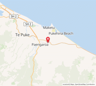 Map of Maniatutu, Bay of Plenty