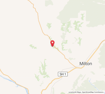 Map of Manuka Creek, Otago